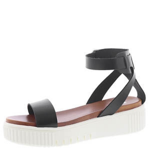 Black Lunna Sandals - Picture 4 of 5